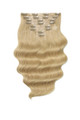 Caramel - Elegant 16" Silk Seamless Clip In Human Hair Extensions 150g